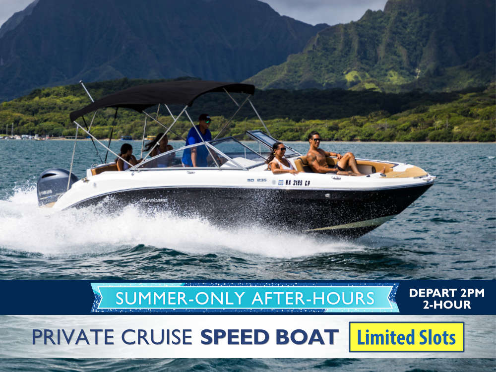 Private Cruise on Kaneohe Bay 2 hours